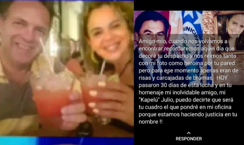 Gloria Escobar y Pedro González vuelven a encontrarse ahora contra José Carlos Acevedo