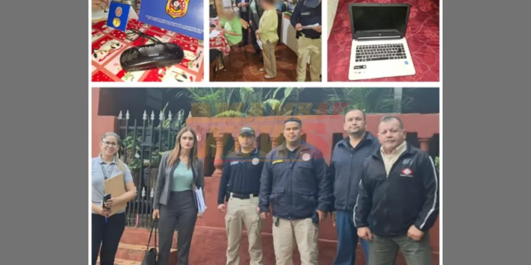 Investigan robo de equipos informáticos de un sanatorio capitalino