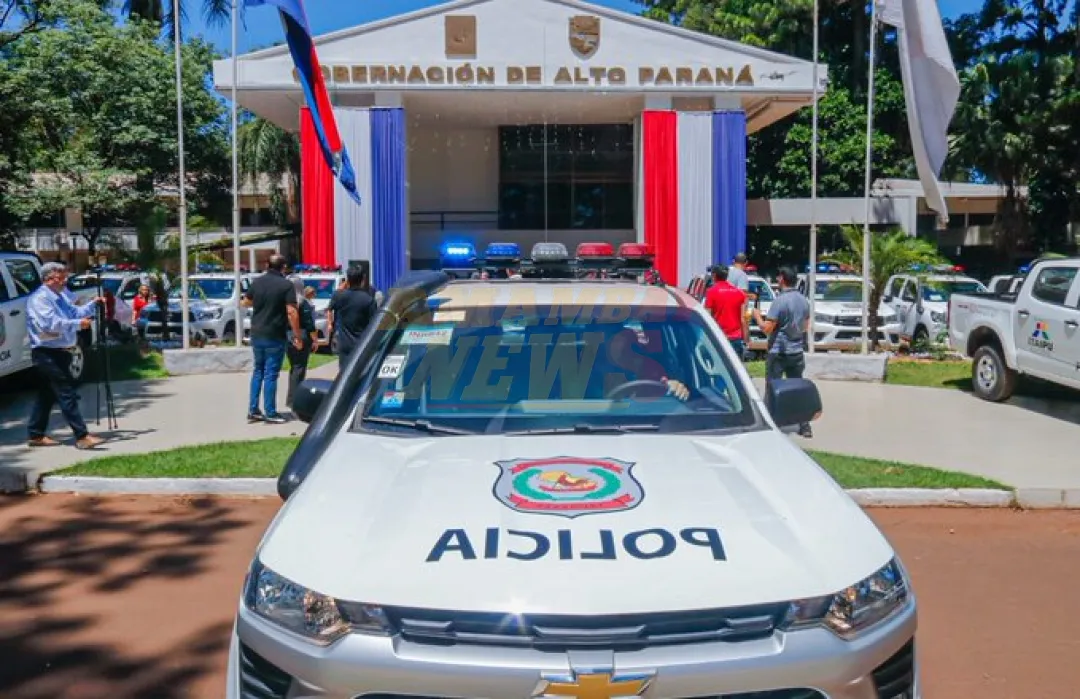 Con entrega de 20 patrulleras nuevas refuerzan seguridad en el Alto Paraná