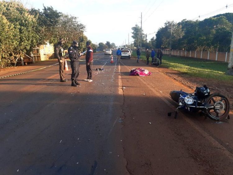 Motociclista muere en accidente de tránsito en Hernandarias