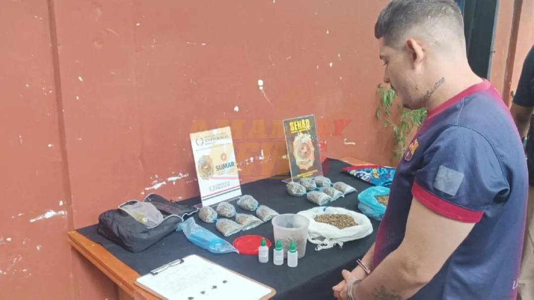 Cae supuesto encargado de foco de distribución de drogas en Villa Hayes