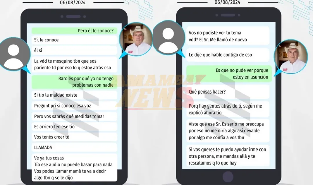 Chats revelan que "Lalo" Gomes fue advertido de que su "cabeza tenía precio" en Brasil