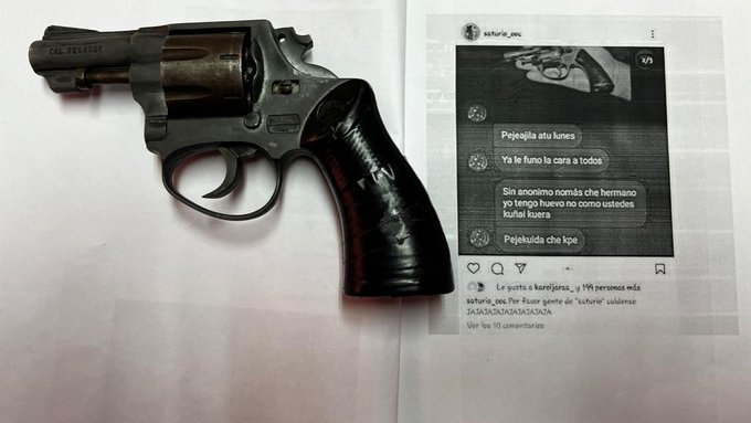 Alumno detenido por amenazas de muerte a estudiantes en San Lorenzo