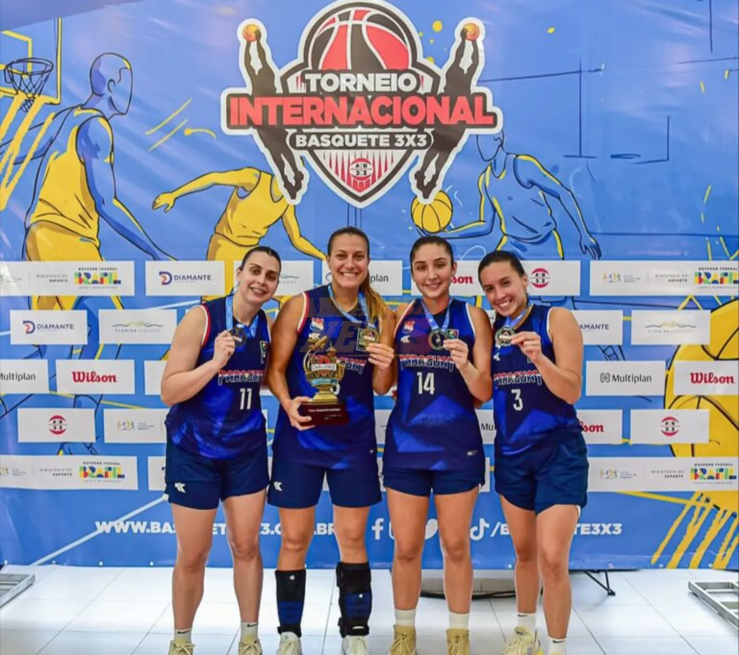 Basket femenino: Paraguay campeón en Brasil