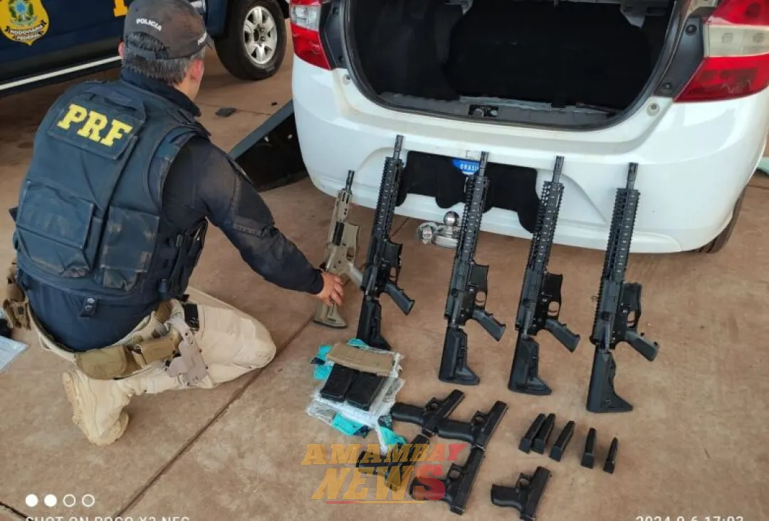 Hombre que salió de PJC con armas fue preso en Brasil