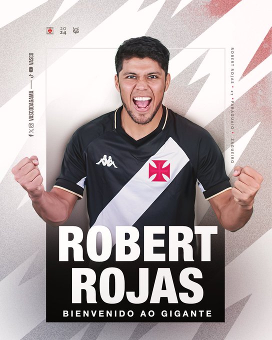 Vasco da Gama presenta a Robert Rojas