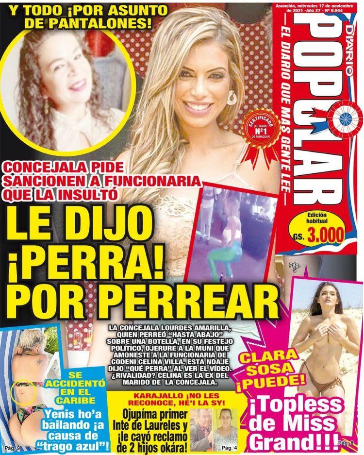 Escándalo de la concejal «Malou Amarilla» es noticia a nivel nacional
