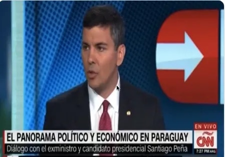Santi Peña y su histórica metida de pata en CNN