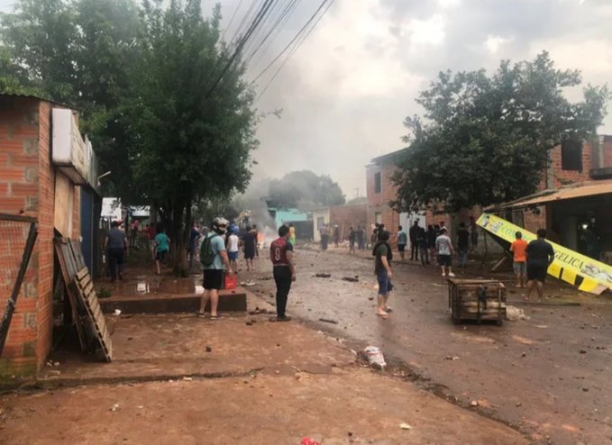 Mujer muere durante desalojo en Ciudad del Este