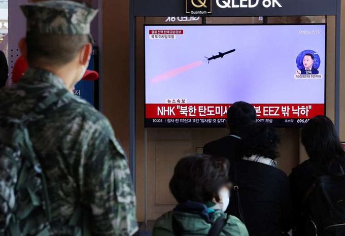 Por primera vez Corea del Norte y Corea del Sur se disparan misiles desde sus costas