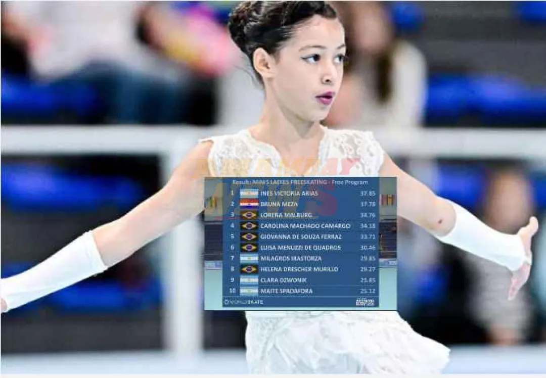 Patinadora paraguaya se llevó la medalla de plata en el Artistic International Series 2025