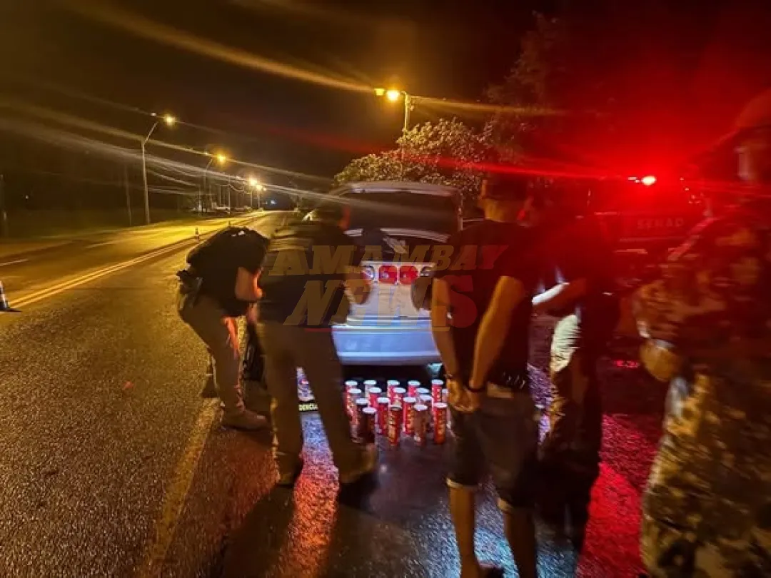 SENAD en control preventivo capturó a dos hombres con supuesta marihuana y pasta base