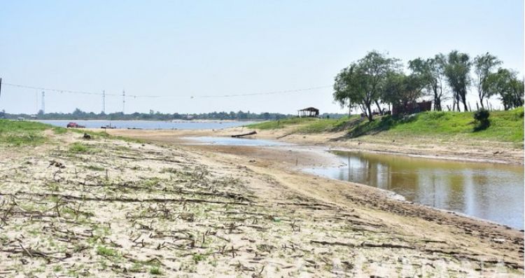 El río Paraguay está por alcanzar su baja histórica