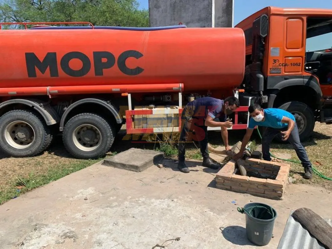 Distribuyen 26.000 litros de agua en zona de bajo Chaco y Emboscada