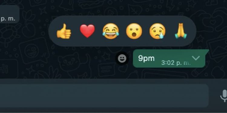 WhatsApp permitiría reaccionar a los mensajes con cualquier emoji