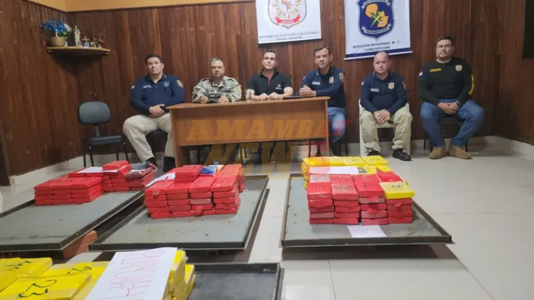 Decomisan más de 285 kilos de cocaína en un camión en Concepción