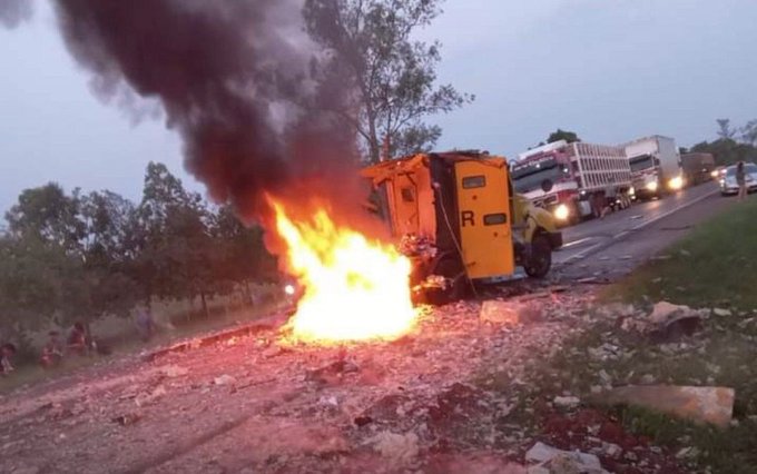Empresa cantera responsable de explosivos usados en asalto fatal fue identificada por DIMABEL
