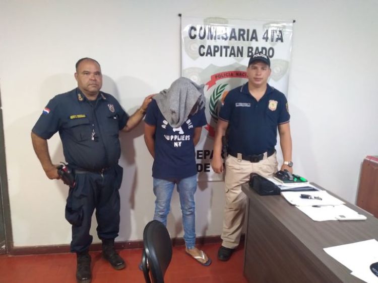 Un detenido y droga incautada durante allanamiento en Capitán Bado