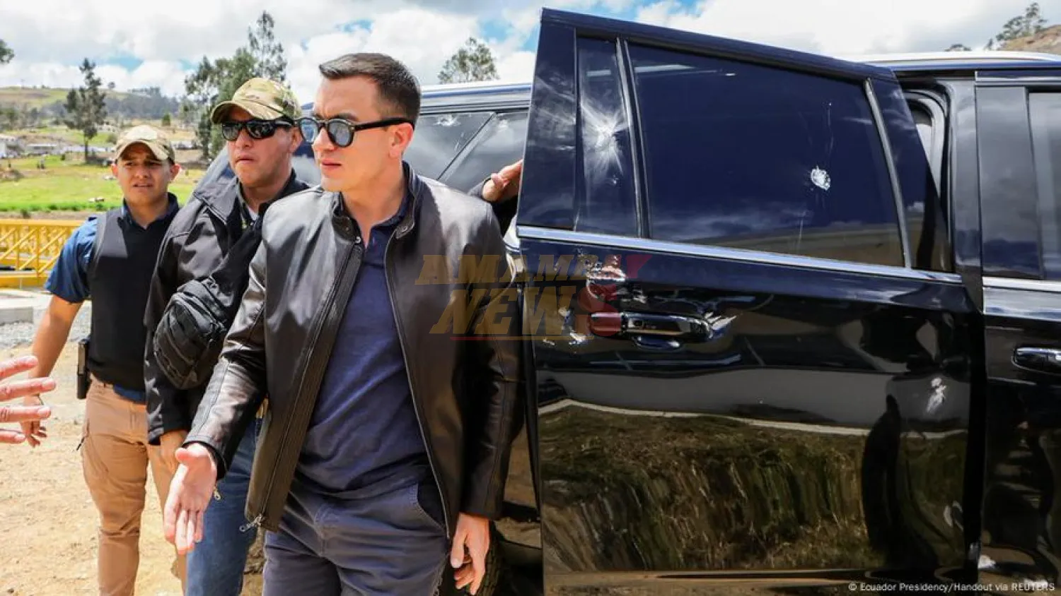 Presidente Noboa dice que no retrocederá ante las mafias