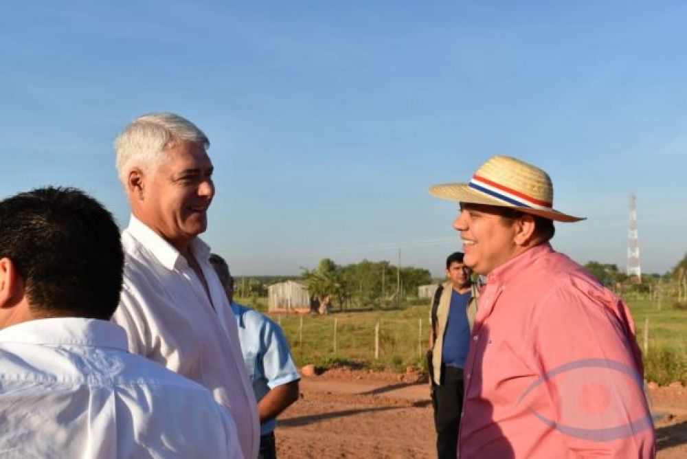 Ministro Wiens verifica obras en Arroyito y abandona Amambay