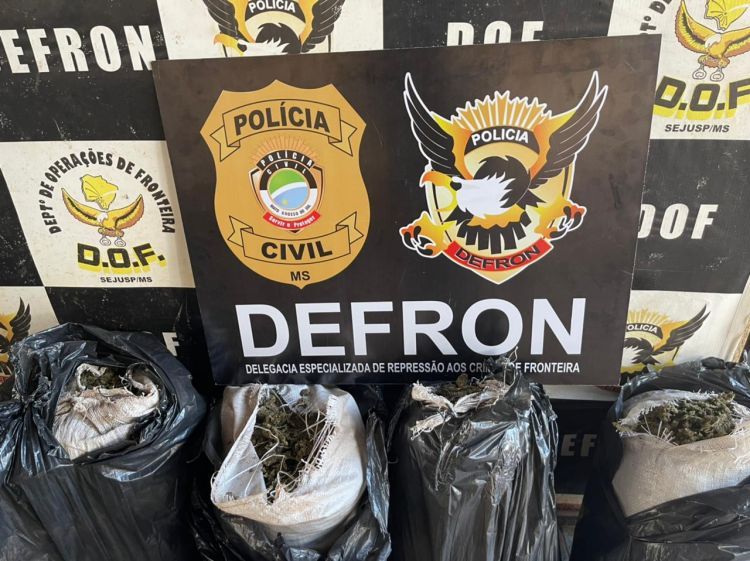 Un paraguayo y dos brasileños presos con 54 kilos de skunk en Ponta Porã