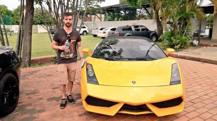 Brasileo compr Lamborghini de "Cucho" por G. 411 millones