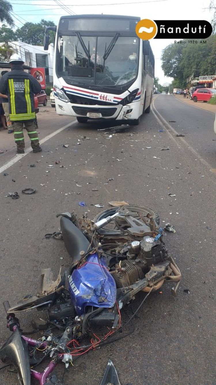En accidente fallece un motociclista de Villa Elisa