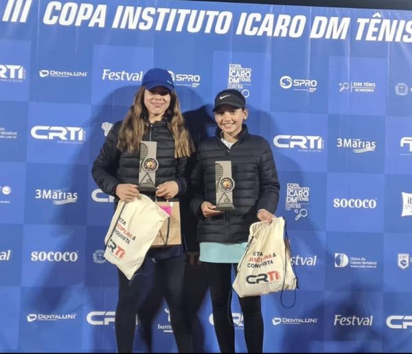 Titulo paraguayo en dobles y presencia en final de singles en Curitiba