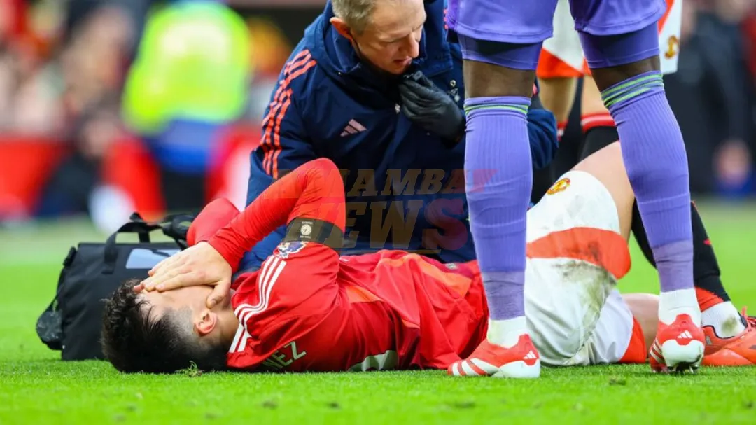 Manchester United confirma la rotura de ligamento de Lisandro Martínez