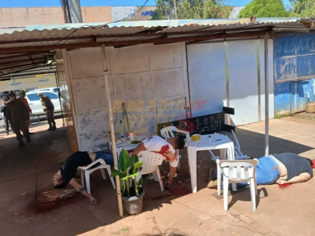 Triple homicidio en la línea internacional lado brasileño