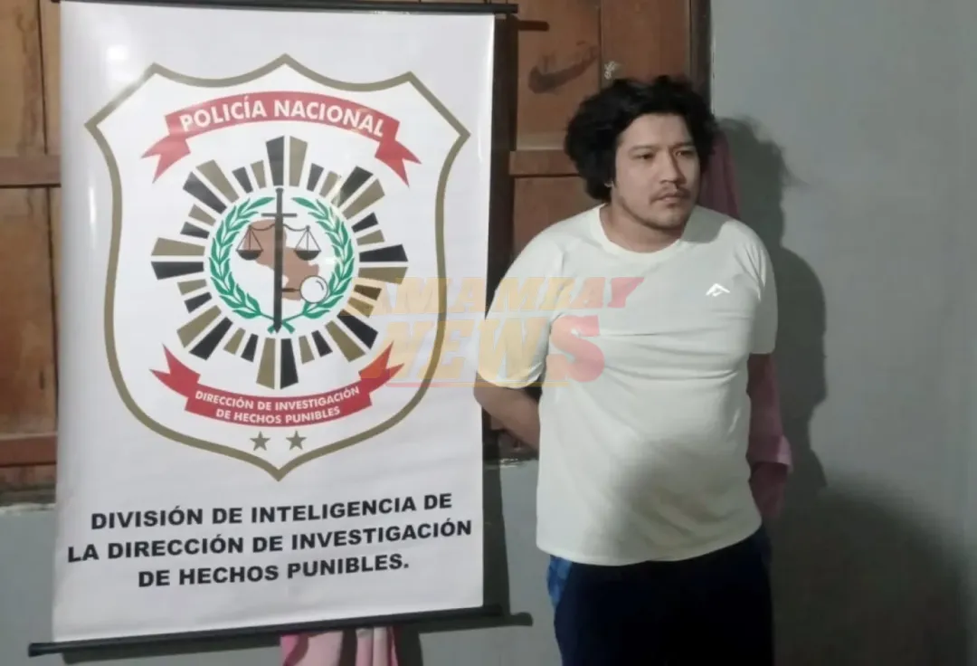 Capturan a “El Monstruo” en San Lorenzo, líder de grupo criminal peruano