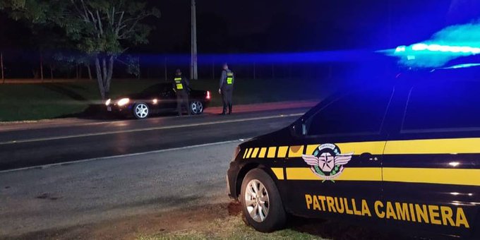 Caminera intervino en más de 40 siniestros viales en una semana de controles