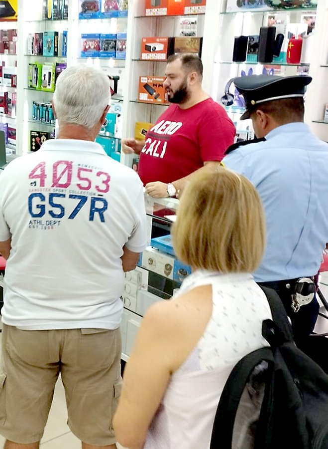Nuevamente estafan a brasileño en una casa comercial de CDE