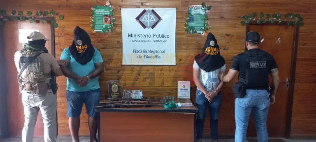 Presuntos distribuidores de drogas y armas fueron detenidos en el Chaco