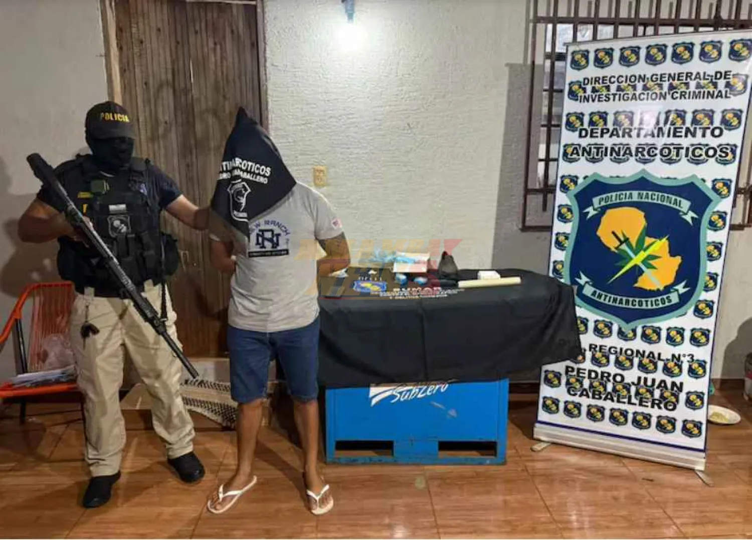 Detienen a supuesto miembro del PCC durante operativo antidrogas en Pedro Juan Caballero
