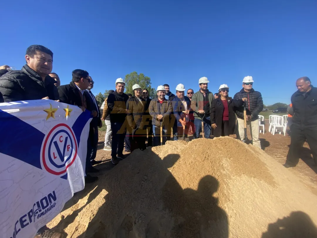 Histórico inicio para el futuro estadio de la Liga Concepcionera de Fútbol