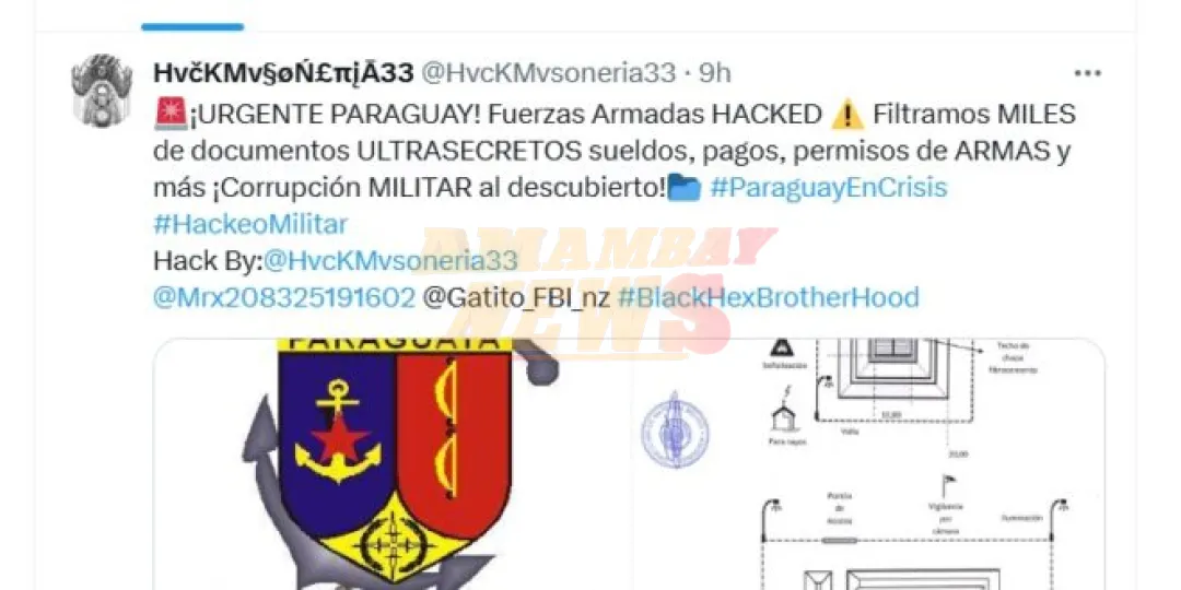 Hackean cuenta de la Armada y anuncian filtración de datos secretos