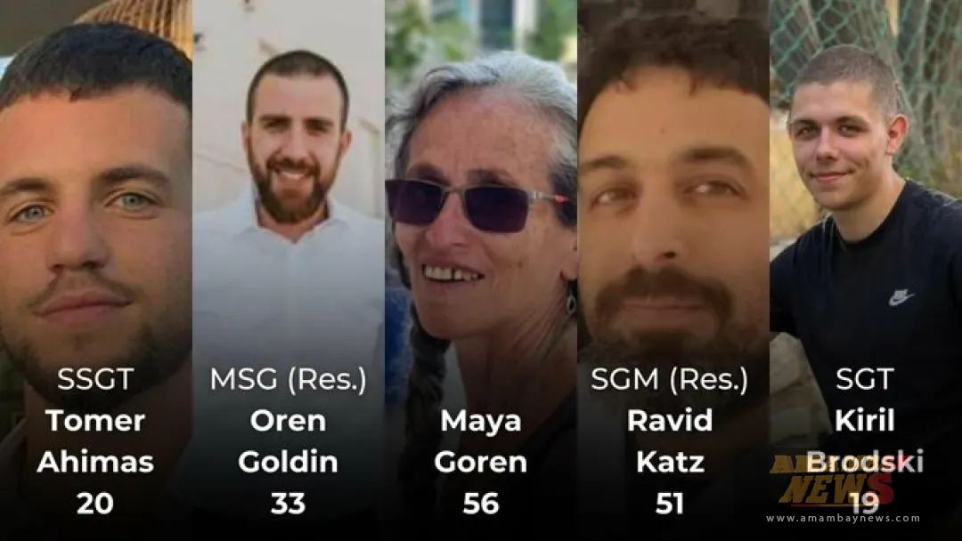Israel recupera los cuerpos de los rehenes en Gaza