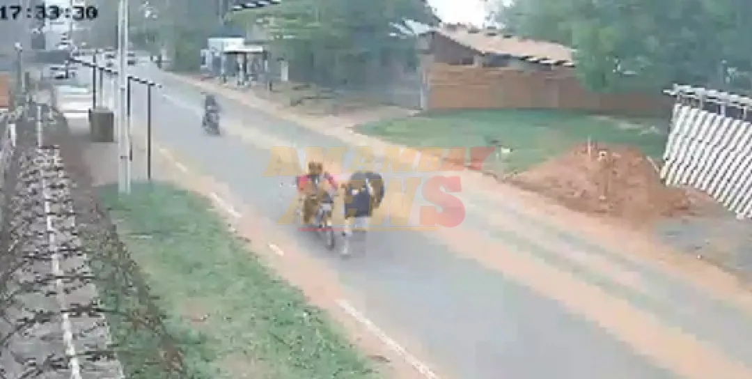 Vaca embiste a motociclista en un insólito accidente en San Lorenzo