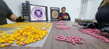 Extranjera intentó ingresar con 12.000 pastillas de éxtasis
