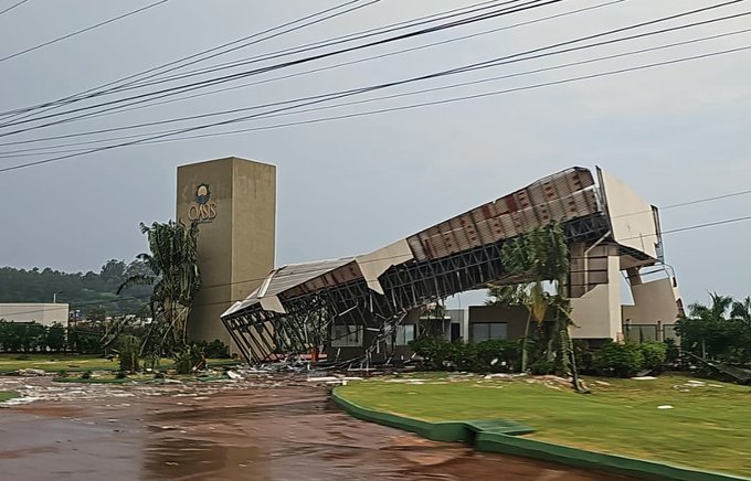 Fuerte temporal causó destrozos en Santa Rita, Santa Rosa y Los Cedrales