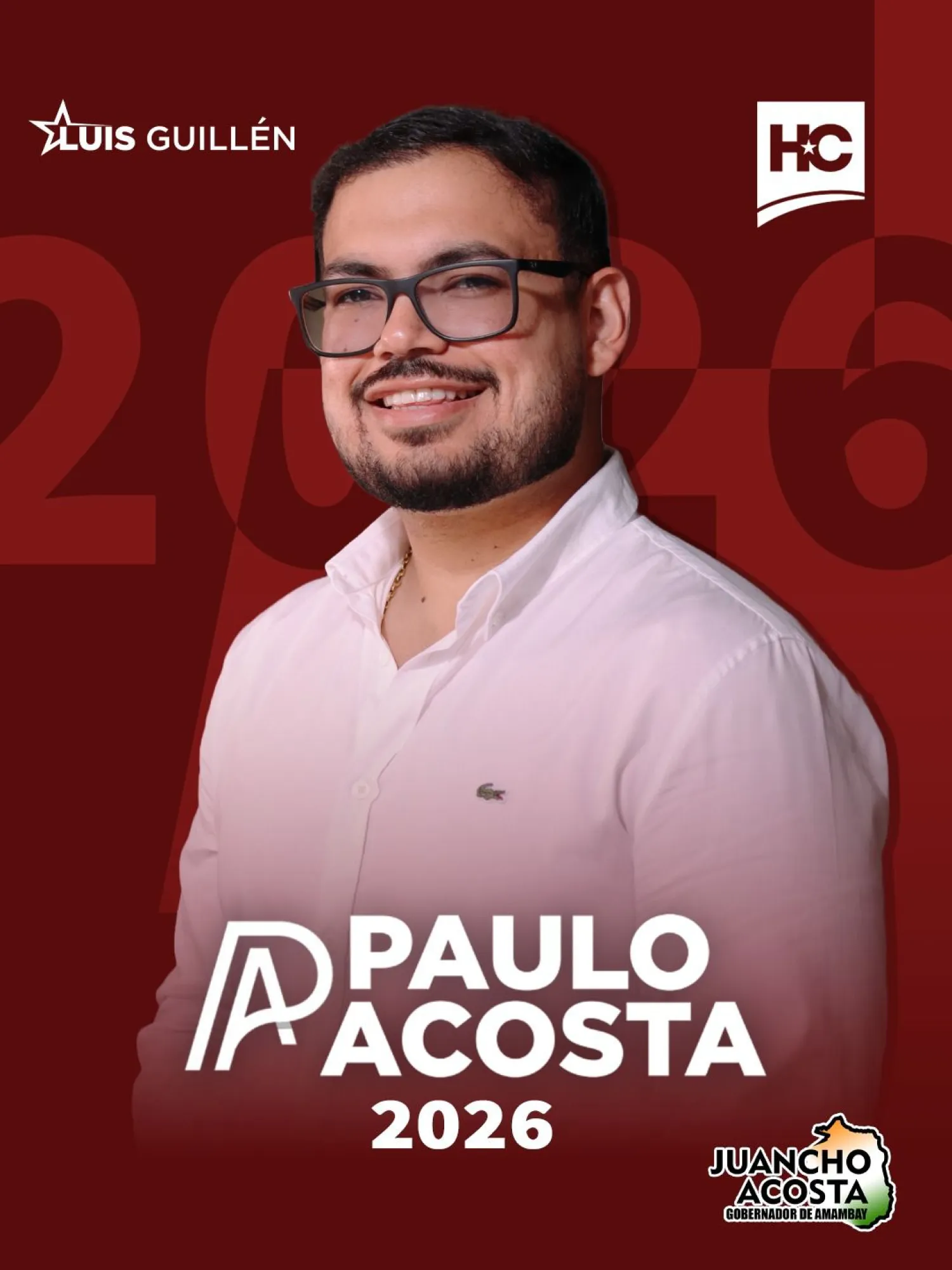 Paulo Acosta: ¡Feliz Navidad! Que la paz habite en tu hogar