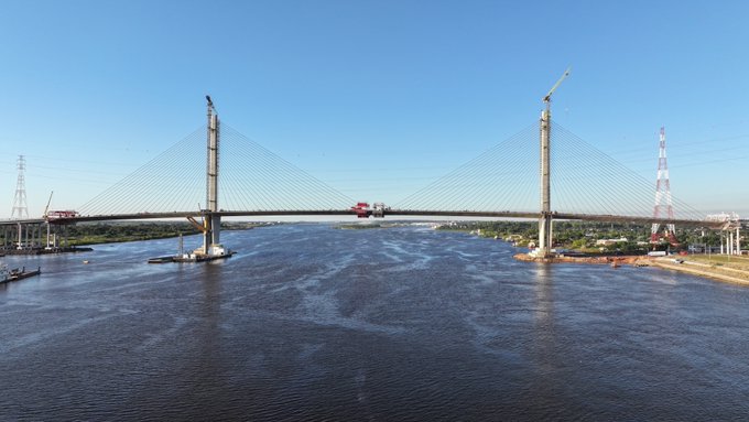 El puente “Héroes del Chaco” ya se encuentra unido