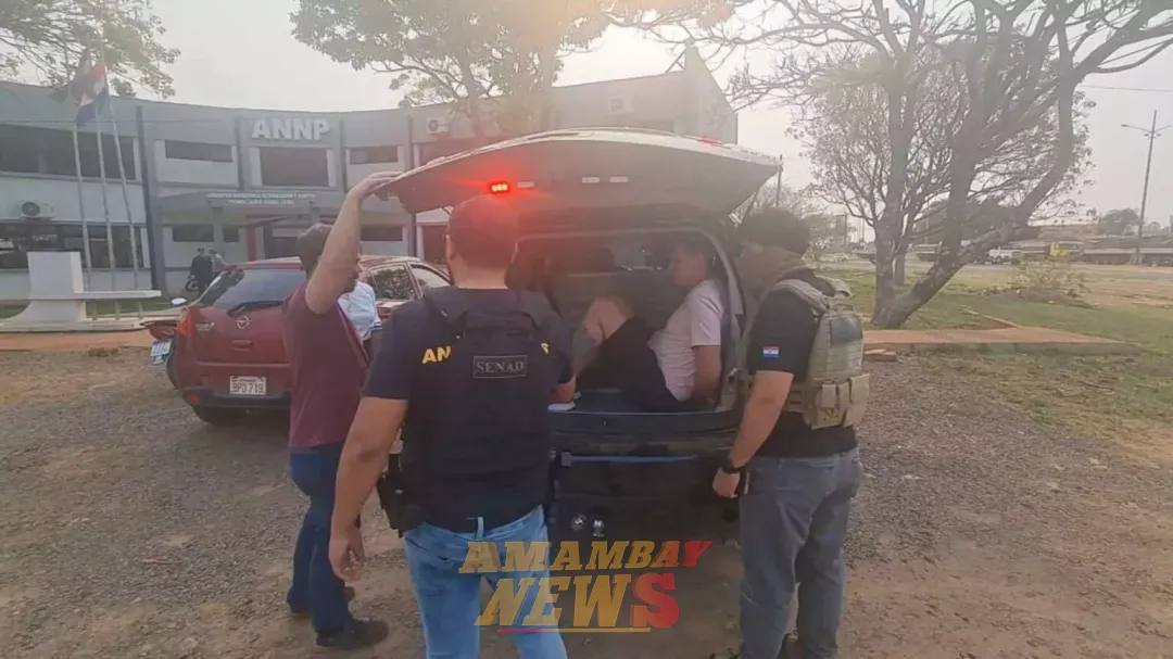 Miembro del PCC detenido en Pedro Juan es entregado a la PF en Ponta Porá
