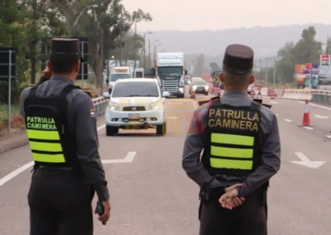 Balance navideño: 25 vehículos demorados en controles camineros