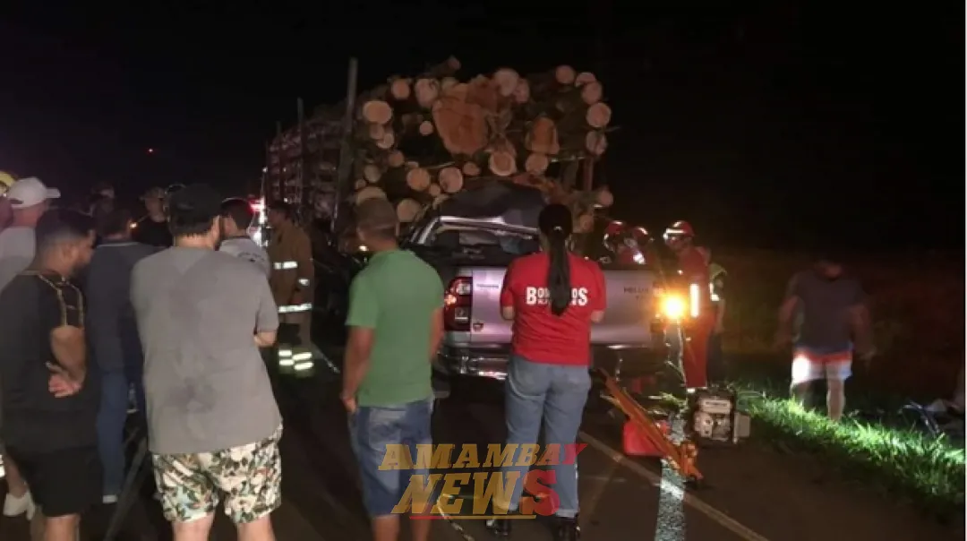 Padre e hijo fallecen en accidente sobre la ruta PY03 en Canindeyú
