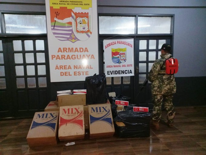 Incautan 8.400 cajetillas de cigarrillos que iban a ser enviadas al Brasil