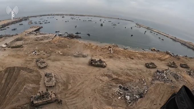 Israel toma el control de la zona portuaria utilizada por Hamás en Gaza