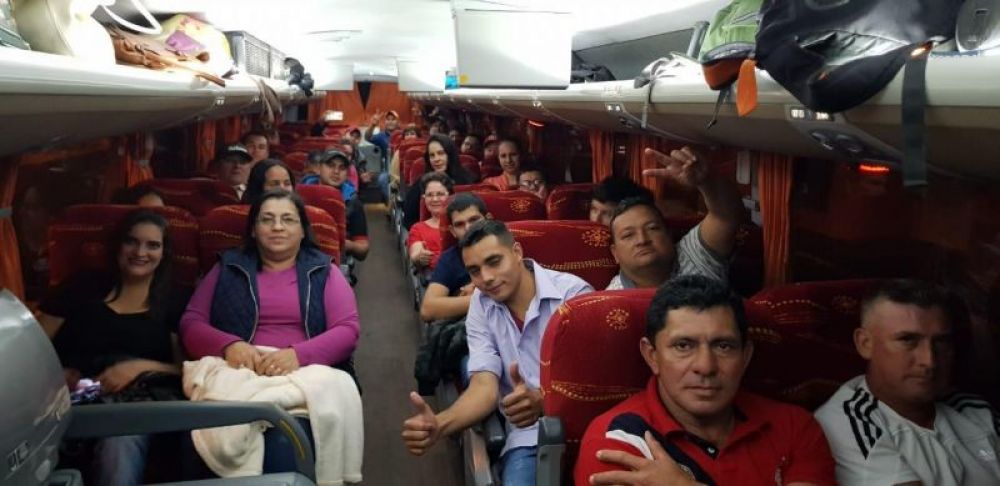 Hurreros recibieron 50 mil guaraníes de viático para apoyar a seccionaleros