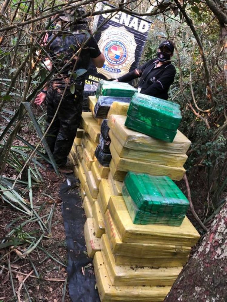 Incautaron más de dos toneladas de marihuana en Canindeyú